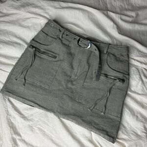 Light Green Mini Skirt